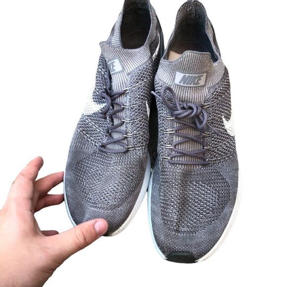 Rare 2017 Nike Mariah Flyknit Racer Gunsmoke Size 13 - Picture 10 of 13